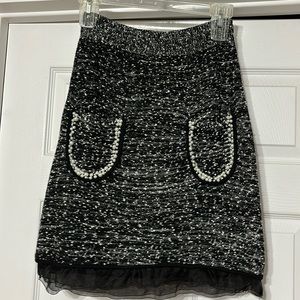 Beautiful Bloomingdales black shirt with pockets